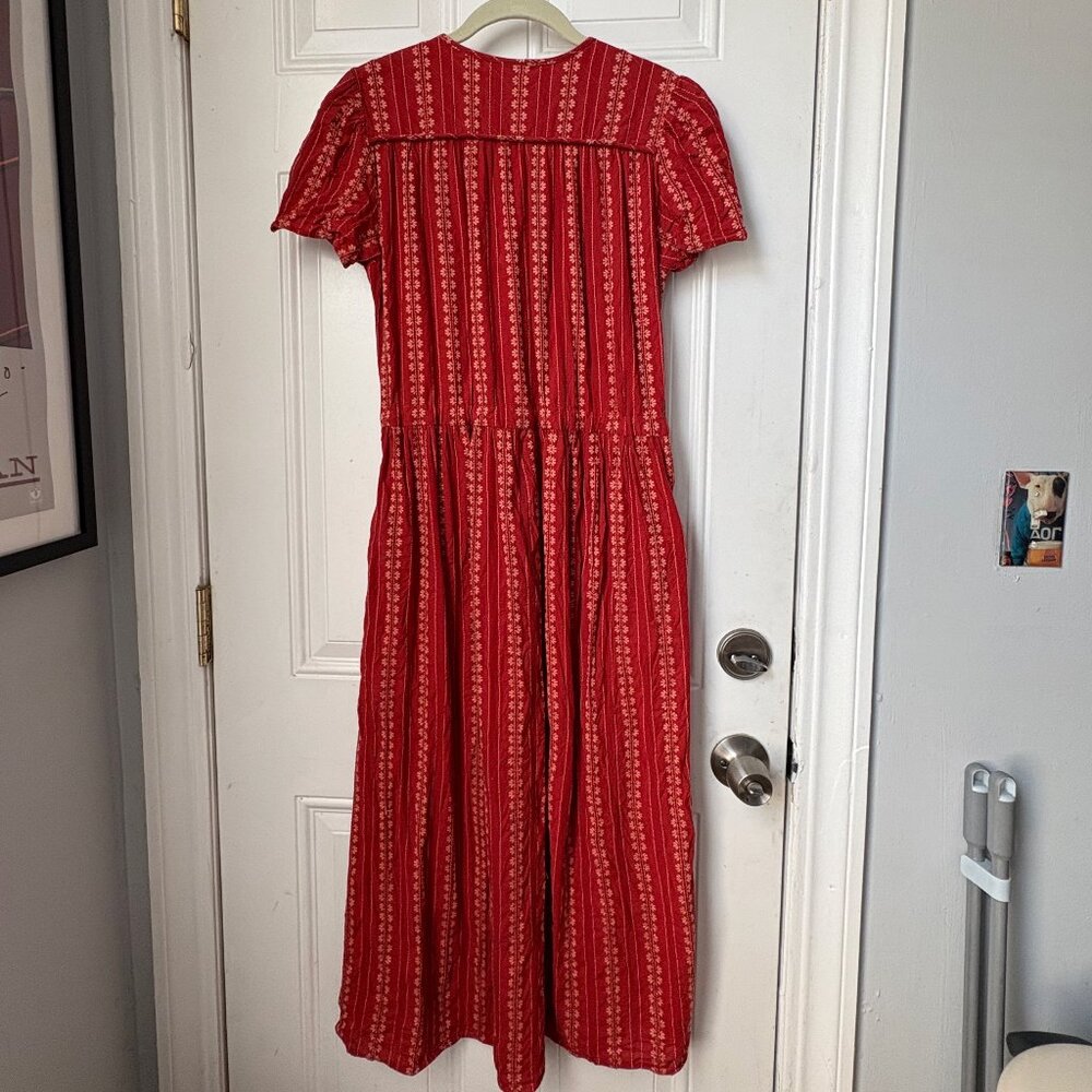Dawn Dress by Christy Dawn in Hibiscus Zinnia Stripe - Picture 5 of 11